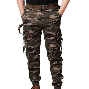 Men’s Summer Camo Cargo Jogger Pants – Breathable <b>Waterproof</b> Loose Fit Outdoor Tactical Hunting <b>Trousers</b> - Product Image 1