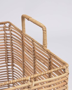 Cesta de Picnic Elegante de Bambú y Ratán, Organizador de Almacenamiento de Fibra Natural Hecho a Mano, con Logotipo Personalizado, Ecológico y Rústico - Product Image 4