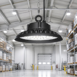 Luminaire LED industriel à haut rendement, type UFO rond, pour entrepôt, allée, zone de production, zone de stockage - Product Image 1