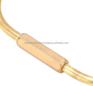 ห่วงคล้องกุญแจแบบหนีบสกรูทองเหลืองแบบหนา สำหรับจัดระเบียบกุญแจและใช้งานกลางแจ้ง - Product Image 5