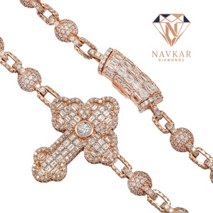 Collier en diamant moissanite de qualité supérieure, argent 925, pour femme, cadeau de mariage ou d'anniversaire, disponible à bon prix - Product Image 6