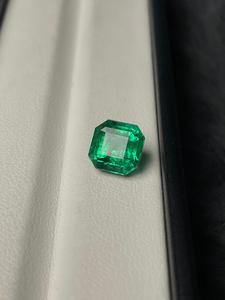 Pierre précieuse naturelle vert émeraude, taille octogonale, pour la fabrication de bijoux, prix de gros - Product Image 3
