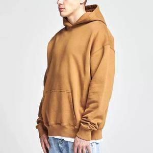 Sweat-shirt à capuche pour homme, coupe classique, brodé, en coton mélangé épais, pour l'automne, personnalisable, marque privée, streetwear - Product Image 4