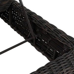 Tumbona de Ratán de Lujo para Exteriores con Respaldo Ajustable y Cojín Impermeable – Cama de Día Moderna para Piscina, Resort, Villa - Product Image 6