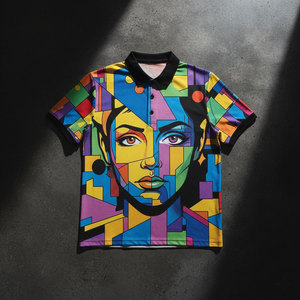 Chemise pour femme personnalisée imprimée, technologie DTG, toucher doux en coton naturel, anti-plis, séchage rapide, écologique, confort toute la journée - Product Image 6