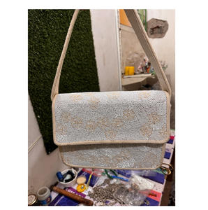 Style bohème indien Designer femmes Boho perlé pochette sacs de messager à la main sacs à bandoulière soirée Shopping fête pochettes - Product Image 5