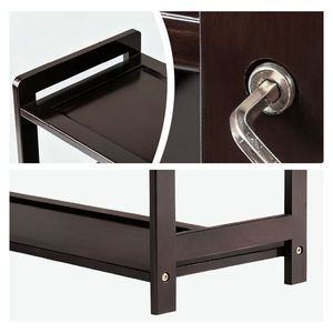 Scarpiera a 6 Ripiani in Bambù Colore Caffè 68*25*89cm, Soluzione di Stoccaggio Elegante e Alla Moda - Product Image 6