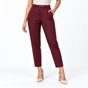 Elastic Waistband <b>Sweatpants</b> <b>for</b> <b>Women</b> Straight Leg Wide Bottom Trousers Custom Made Winter Casual Wear Lace Fleece - Product Image 1
