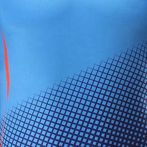 High quality Men's V-Neck <b>Soccer</b> Jersey Short Sleeve Gradient Blue Orange Moisture Wicking Athletic Fit All Seasons Sport Wear - Product Image 6