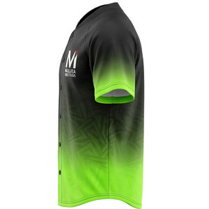 Camiseta de Béisbol Sublimada Personalizada, Sin Pedido Mínimo, Completamente Abotonada, Tejido de Malla Transpirable, Ropa Deportiva Profesional para Equipos - Product Image 4