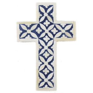 Handmade Christian Holey Cross Buffalo Bone Holey Cross Craft Pendant Wholesale by Curio Craft - Product Image 3