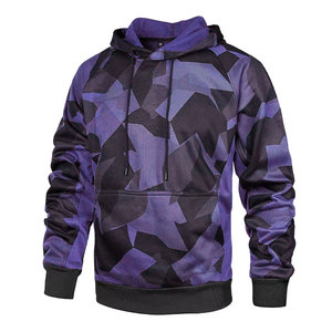 Sudadera con Capucha de Camuflaje para Hombre, Más Vendida, Nueva Moda de Invierno, Térmica, con Patrón Sólido y Estampado Personalizado - Product Image 5