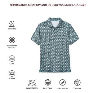 Camisas Polo Personalizadas de Secado Rápido Estilo Hawaiano, de Alta Calidad, Protección Solar UPF 50 para Verano, con Cuello para Hombre - Product Image 5