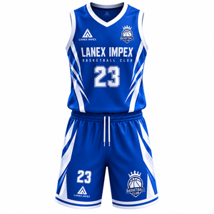 Ensembles d'uniformes de basketball personnalisés pour hommes et jeunes, maillot et short respirants à séchage rapide, vêtements de sport d'équipe avec logo personnalisé - Product Image 1