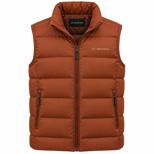 Chaleco Acolchado Exclusivo para Hombre, Transpirable, sin Mangas, Cuello Redondo, Nuevo, Cálido para Invierno, Relleno de Poliéster, Diseño Multipanel - Product Image 4