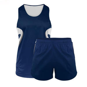 Conjunto Deportivo Personalizado con Sublimación, a la Moda, para Adultos, de Secado Rápido, con Contraste de Color, Uniforme de Atletismo sin Mangas, Ajustado - Product Image 6