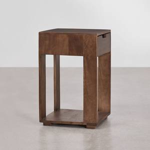 Mesita de noche Vandana Nova Hexa Square 35x35 cm en madera Leduc - Product Image 2