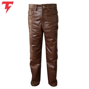 Pantalones Cortos Deportivos Personalizados de Alta Calidad para Hombre, de Cuero Genuino, Estilo Urbano, para Motociclismo, Transpirables, de Secado Rápido, para Gimnasio y Running - Product Image 1