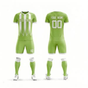 Nouvel Arrivage – Ensemble d'uniformes de football respirants et à séchage rapide, unisexe, pour équipes, avec logo personnalisé, uniforme de football OEM - Product Image 3