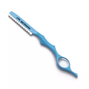 High Quality Professional Salon <b>Barber</b> Thinning Razor Stainless Steel Precision <b>Blade</b> Wood or Rubber Handle Durable Ergonomic - Product Image 1