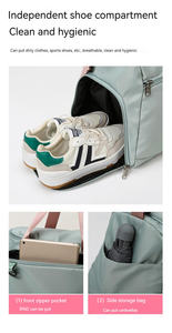 Factory Custom Logo Print Waterproof With Lined Weekend <b>Travel</b> <b>Duffel</b> <b>Bags</b> Unisex Easy Carry Design Foldable Gym Sports <b>Bags</b> OEM - Product Image 5