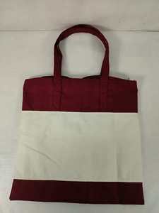 Premium Poly Canvas Casual Tote <b>Bag</b> with Front Zipper Pocket Two Handles <b>Reusable</b> <b>Shopping</b> <b>Bag</b> for Women Christmas Daily Use - Product Image 3