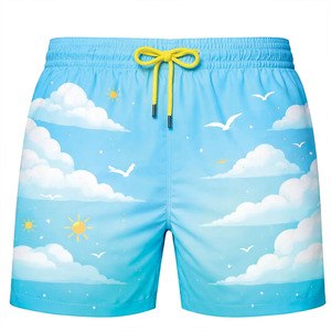 Trajes de Baño Personalizados al por Mayor que Cambian de Color, Bañadores Reactivos al Agua, Ropa de Baño Casual de Verano con Bolsillo con Cremallera, Proveedor OEM - Product Image 5