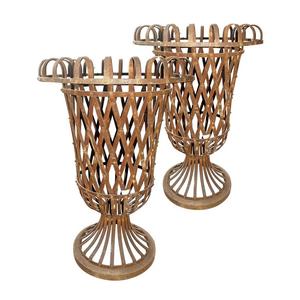 Tira de hierro de Metal para urna de jardín, maceta y macetero decorativo con forma redonda - Product Image 1