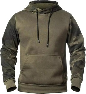 Sudadera con Capucha de Primavera para Hombre, Estilo Urbano, con Forro de Felpa de Algodón de Alta Calidad, con Logotipo Personalizado OEM, Tallas Grandes, Esencial, en Oferta - Product Image 1