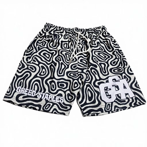 Pantalones Cortos Deportivos de Malla con Logotipo Personalizado, Forro de Malla, Sublimación de Verano, Impresión Completa, Pantalones Cortos Deportivos de Malla para Hombre - Product Image 1
