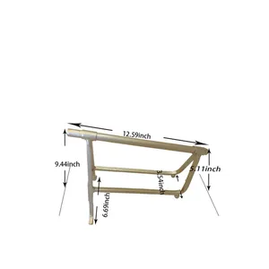 Soporte de Metal Hecho a Mano para Botellas de Vino, 12.59 Pulgadas de Largo, para Decoración de Restaurantes - Product Image 1