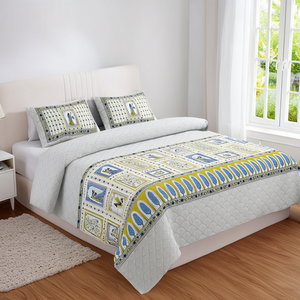 Juego de Sábanas de Algodón Español de Alta Calidad, 100x108 Pulgadas, Estilo Americano, Sábanas Ajustables y Planas para Hogar y Hoteles, Tamaño Individual - Product Image 3