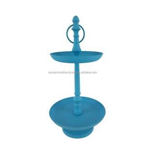 Bougeoir antique en cuivre et fer avec finition rustique Bougeoir élégant en métal pour la décoration intérieure Noël et Pâques - Product Image 2