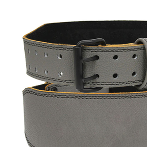 Adjustable fitness leather belt gym weightlifting waist support bodybuilding heavy lifting durable strong Waist Belts - Product Image 3