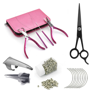 Fabricant de produits les plus vendus proposant un nouveau kit d'outils pour extensions de cheveux de grande taille, avec possibilité de personnaliser la couleur, outils pour le retrait et l'application d'extensions de cheveux. - Product Image 1