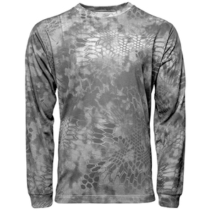 เสื้อเบสเลเยอร์แขนยาวสีเขียวมะกอกสำหรับผู้ชาย ผ้าโพลีเอสเตอร์ซับเหงื่อ ระบายอากาศได้ดี เหมาะสำหรับกิจกรรมกลางแจ้ง ใส่ได้ในช่วงฤดูใบไม้ร่วง - Product Image 4