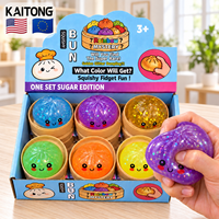 KAITONG Dim Sum Realistic Bundle Soft Sensory Stress Relief Fidget Toy Squeeze Squishies Dumpling Squishy Toys