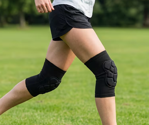 Genouillères de volley-ball en nylon personnalisées, respirantes, antidérapantes, élastiques, protectrices, pour le sport et l'entraînement - Product Image 4