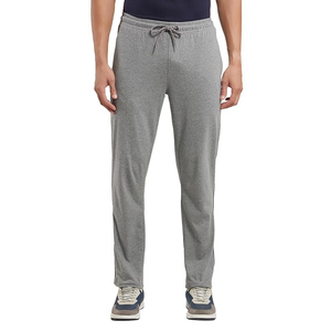 Pantalon de jogging homme en molleton bouclette, poids moyen 260 g/m², doux, respirant, pour usage quotidien, coupe fuselée, bas élastique, uni - Product Image 1