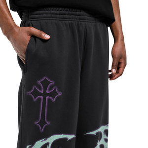 Pantalones Deportivos de Pierna Recta Holgados de Alta Calidad y Nuevo Estilo, Pantalones Deportivos de Felpa 100% Algodón, Pantalones Deportivos de Lujo para Hombre con Logotipo Personalizado - Product Image 3