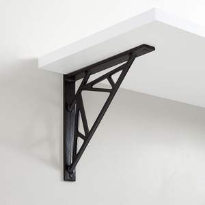 Durable Iron <b>Shelf</b> Bracket For Long Term <b>Wall</b> Use Offering Reliable Performance And Solid Construction - Product Image 1