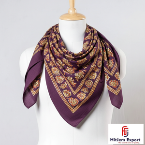 Foulards carrés en soie élégants Impression numérique personnalisée Tissu de qualité supérieure léger Accessoires de mode Fourniture en vrac - Product Image 6