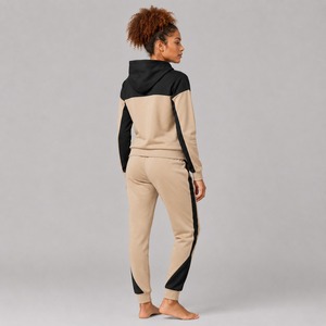 Survêtement d'hiver personnalisé pour femme, haute qualité, design 2-en-1, respirant, 100 % polyester, nouvelle mode sportive - Product Image 6