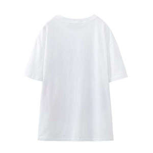 เสื้อยืดกราฟิกพรีเมียมลำลองสำหรับทุกเพศ ผลิตจากผ้าฝ้ายถัก 100% เป็นมิตรต่อสิ่งแวดล้อม ระบายอากาศได้ดี แห้งเร็ว พิมพ์ลายตามสั่ง แขนสั้น ทรงหลวม - Product Image 2
