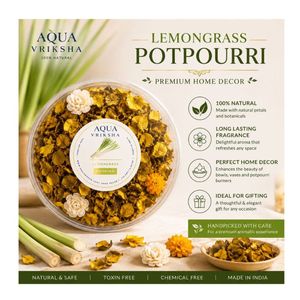 Potpourri Natural de Hierba Limón, Flores Secas, Fragancia para el Hogar, Relleno Decorativo para Cuencos - Product Image 4
