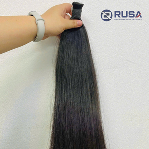 Extensiones de Cabello Humano Virgen Vietnamita Rusa a Granel, Doble Trama a Máquina, Súper Doble Trama, 100g, Puntas Completas, Todos los Colores, Personalizables - Product Image 4