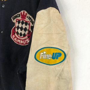 เสื้อโค้ทกันลมไซส์ใหญ่สำหรับผู้ชาย สไตล์ลำลองสำหรับกิจกรรมกลางแจ้ง ทรงโอเวอร์ไซส์ ซิปหน้า สตรีทแวร์ แต่งผ้าแบบแพทช์เวิร์ค ทรงเบสบอล คอตั้ง สำหรับฤดูใบไม้ร่วง - Product Image 6