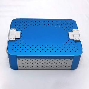 Aluminum Silicon Laparoscopic <b>Instrument</b> Tray Sterilization Container Surgical Control Box for Boxed Sterilization by Pentax CE - Product Image 4