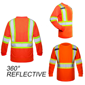 Chaleco de Seguridad Reflectante de Alta Visibilidad, Malla Fluorescente de Poliéster de Secado Rápido, Unisex, Ropa de Trabajo Sublimada, Detección de Agujas - Product Image 4