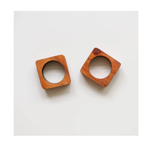 Indian Manufacturer Made New Shape <b>Wooden</b> <b>Napkin</b> <b>Rings</b> Perfect For Dining table Decorative item For Home Hotel Use - Product Image 2